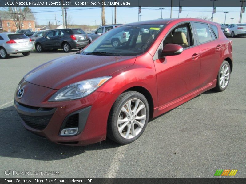 Copper Red Mica / Dune Beige 2010 Mazda MAZDA3 s Sport 5 Door