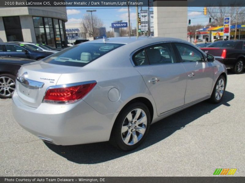 Quicksilver Metallic / Dark Titanium/Light Titanium 2010 Buick LaCrosse CXS
