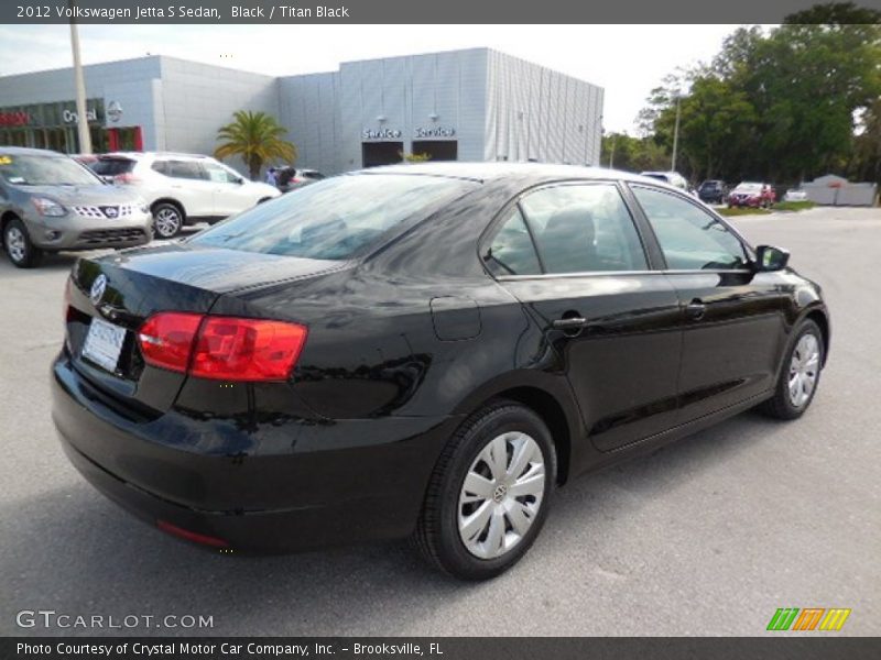 Black / Titan Black 2012 Volkswagen Jetta S Sedan