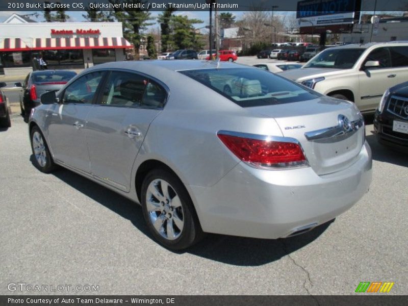Quicksilver Metallic / Dark Titanium/Light Titanium 2010 Buick LaCrosse CXS