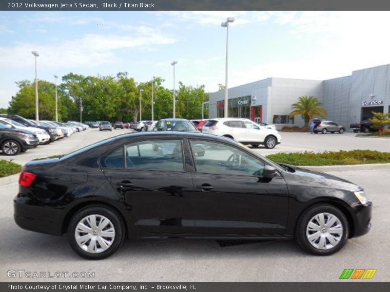Black / Titan Black 2012 Volkswagen Jetta S Sedan