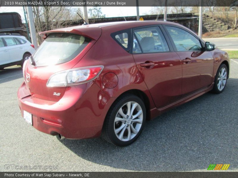 Copper Red Mica / Dune Beige 2010 Mazda MAZDA3 s Sport 5 Door