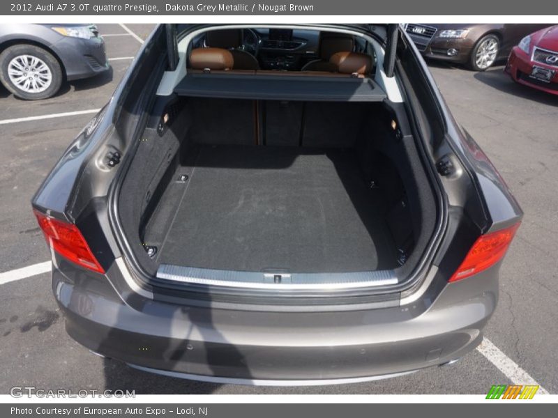 Dakota Grey Metallic / Nougat Brown 2012 Audi A7 3.0T quattro Prestige