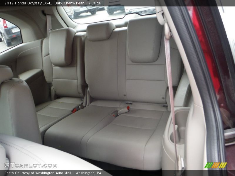 Dark Cherry Pearl II / Beige 2012 Honda Odyssey EX-L