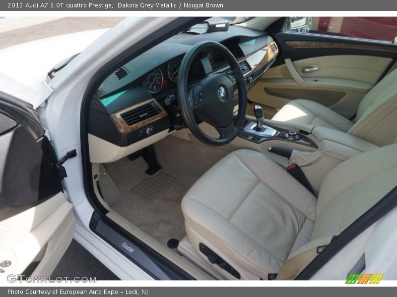 Dakota Grey Metallic / Nougat Brown 2012 Audi A7 3.0T quattro Prestige