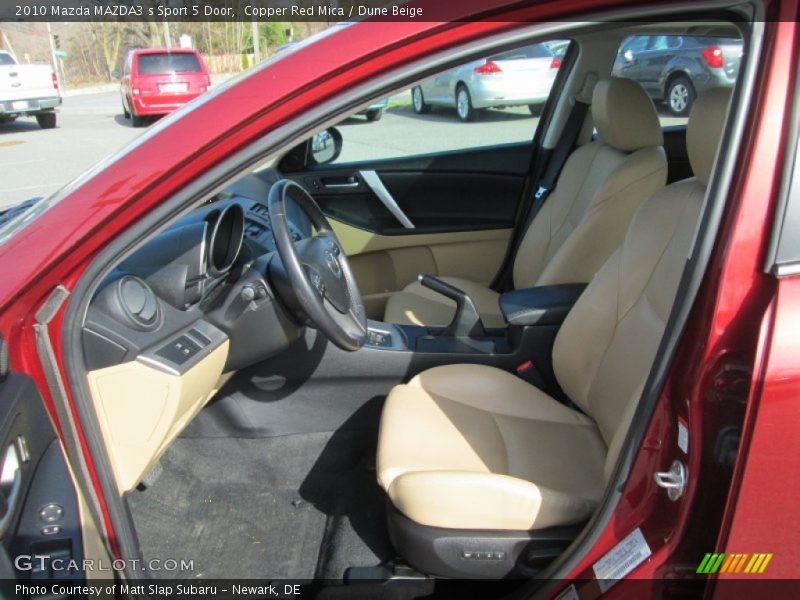 Copper Red Mica / Dune Beige 2010 Mazda MAZDA3 s Sport 5 Door