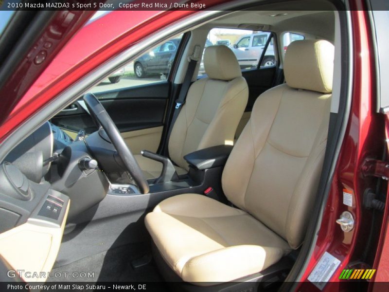 Front Seat of 2010 MAZDA3 s Sport 5 Door
