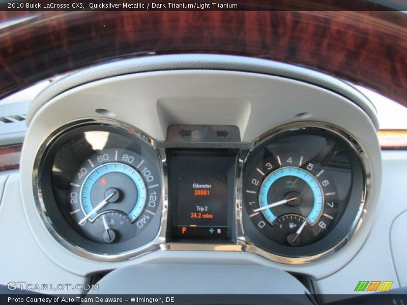 Quicksilver Metallic / Dark Titanium/Light Titanium 2010 Buick LaCrosse CXS
