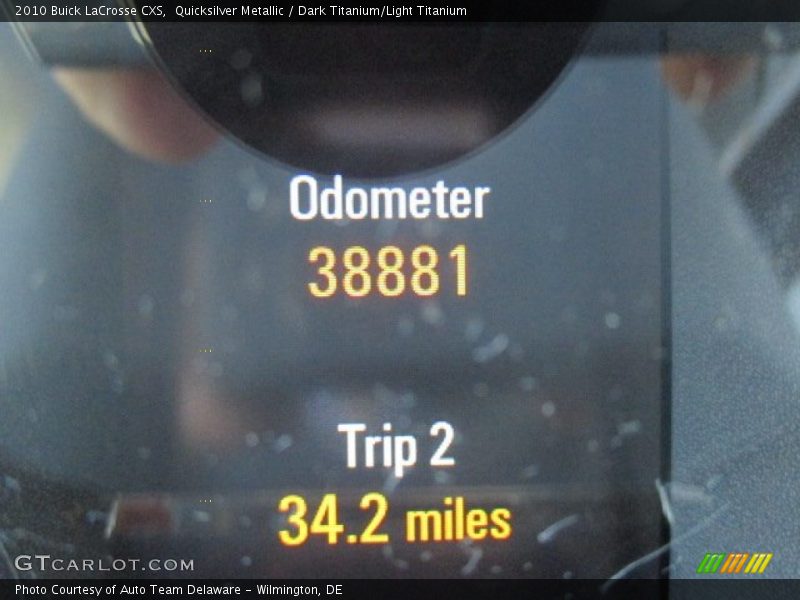 Quicksilver Metallic / Dark Titanium/Light Titanium 2010 Buick LaCrosse CXS