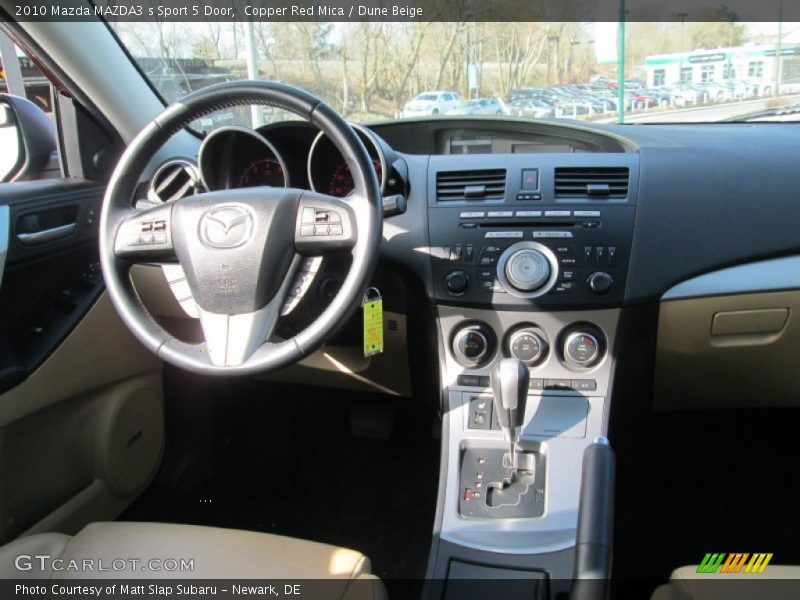 Copper Red Mica / Dune Beige 2010 Mazda MAZDA3 s Sport 5 Door
