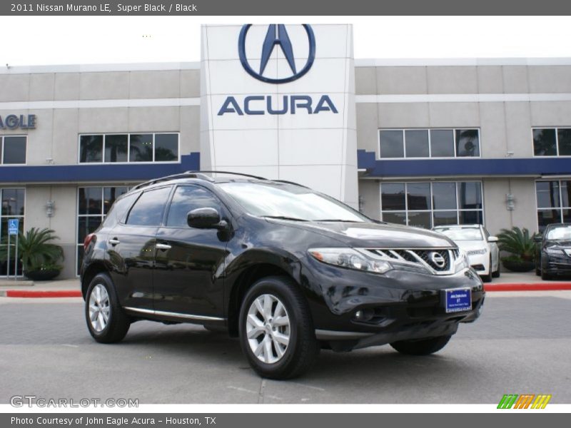 Super Black / Black 2011 Nissan Murano LE