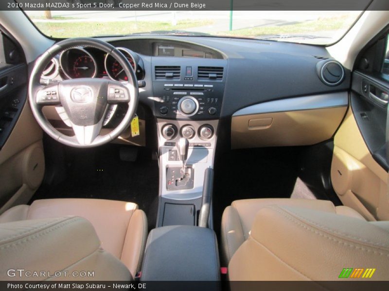 Dashboard of 2010 MAZDA3 s Sport 5 Door