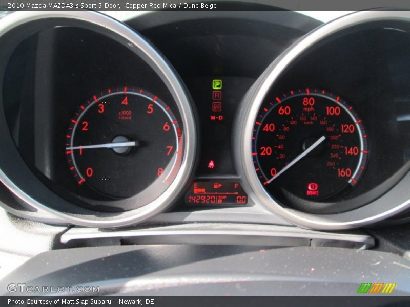  2010 MAZDA3 s Sport 5 Door s Sport 5 Door Gauges