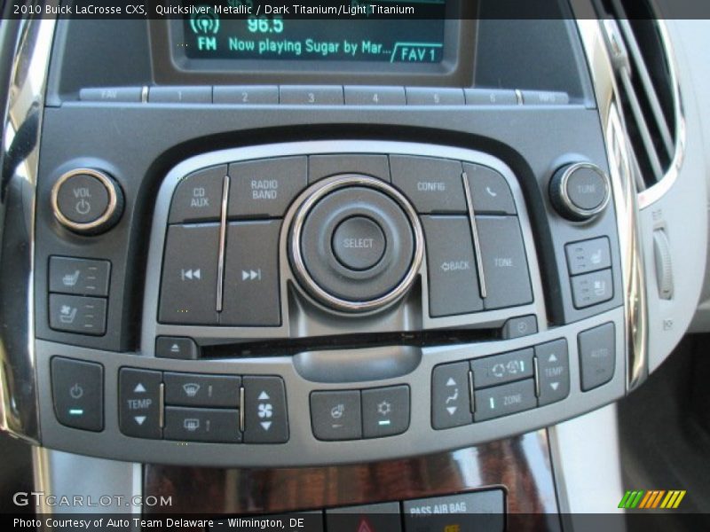 Quicksilver Metallic / Dark Titanium/Light Titanium 2010 Buick LaCrosse CXS