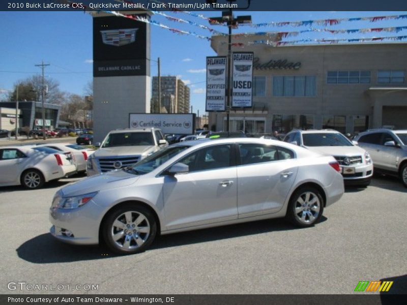 Quicksilver Metallic / Dark Titanium/Light Titanium 2010 Buick LaCrosse CXS