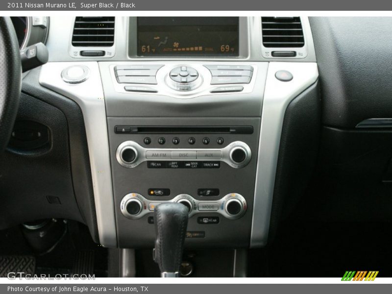 Super Black / Black 2011 Nissan Murano LE