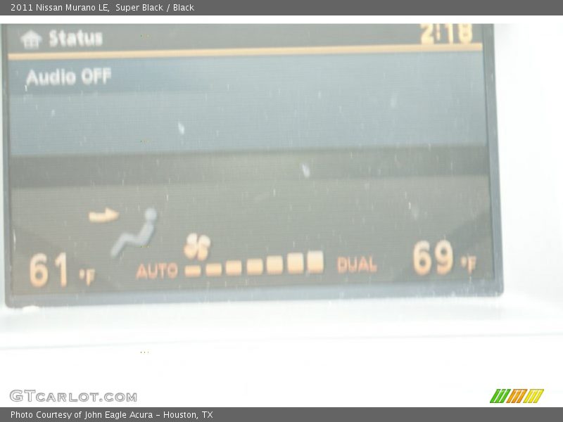 Super Black / Black 2011 Nissan Murano LE