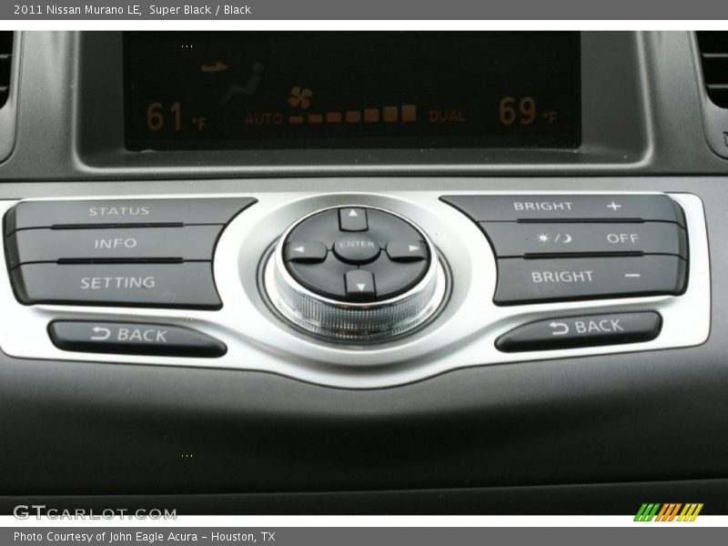 Super Black / Black 2011 Nissan Murano LE