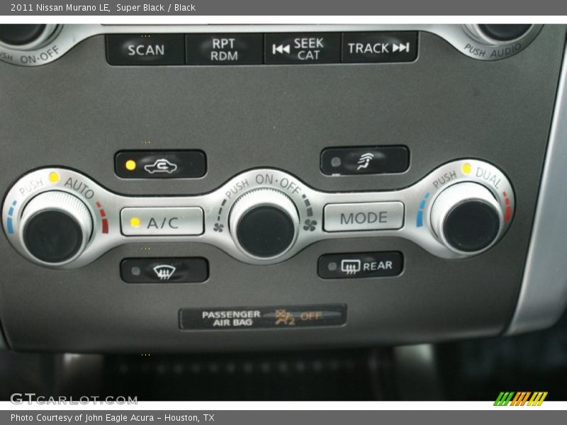 Super Black / Black 2011 Nissan Murano LE