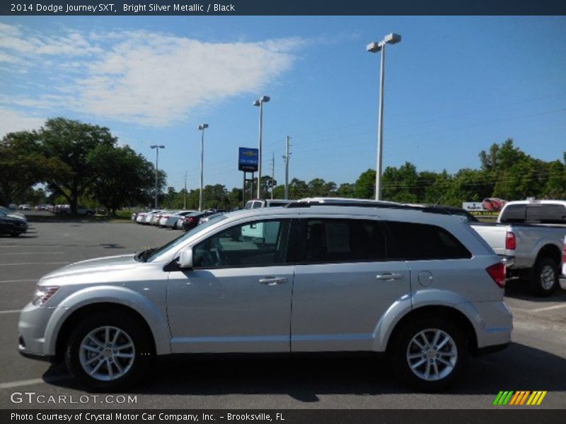 Bright Silver Metallic / Black 2014 Dodge Journey SXT