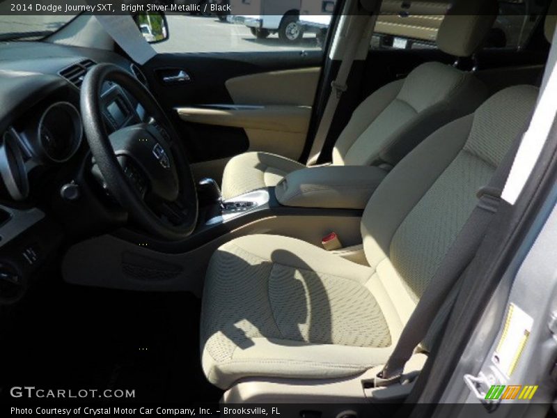 Bright Silver Metallic / Black 2014 Dodge Journey SXT