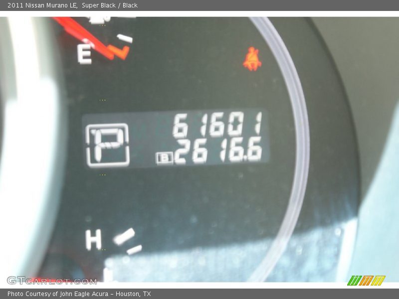 Super Black / Black 2011 Nissan Murano LE