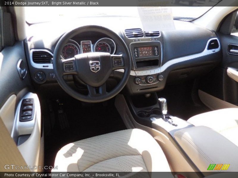 Bright Silver Metallic / Black 2014 Dodge Journey SXT