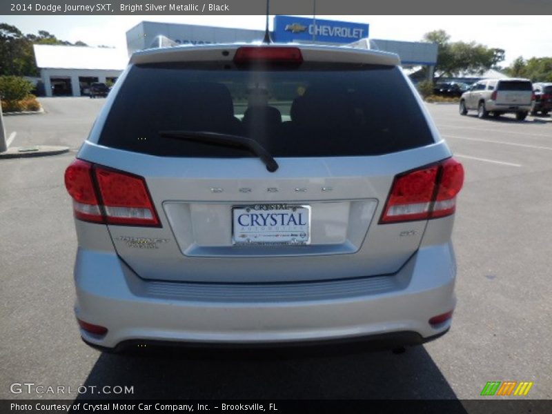 Bright Silver Metallic / Black 2014 Dodge Journey SXT