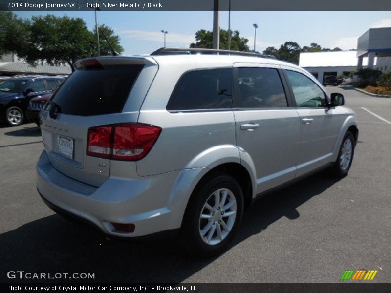 Bright Silver Metallic / Black 2014 Dodge Journey SXT