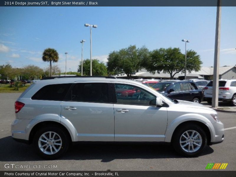 Bright Silver Metallic / Black 2014 Dodge Journey SXT