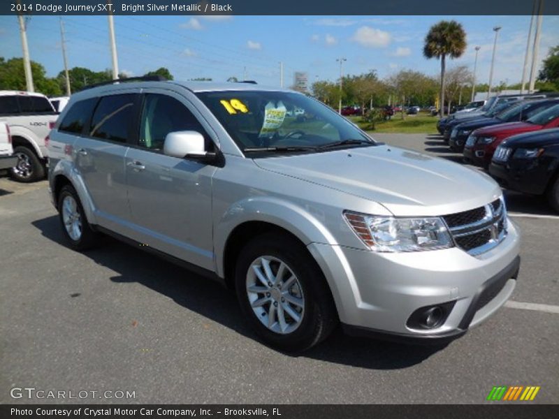 Bright Silver Metallic / Black 2014 Dodge Journey SXT