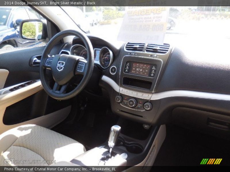 Bright Silver Metallic / Black 2014 Dodge Journey SXT