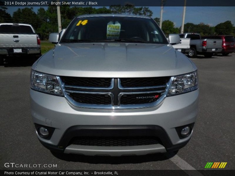 Bright Silver Metallic / Black 2014 Dodge Journey SXT