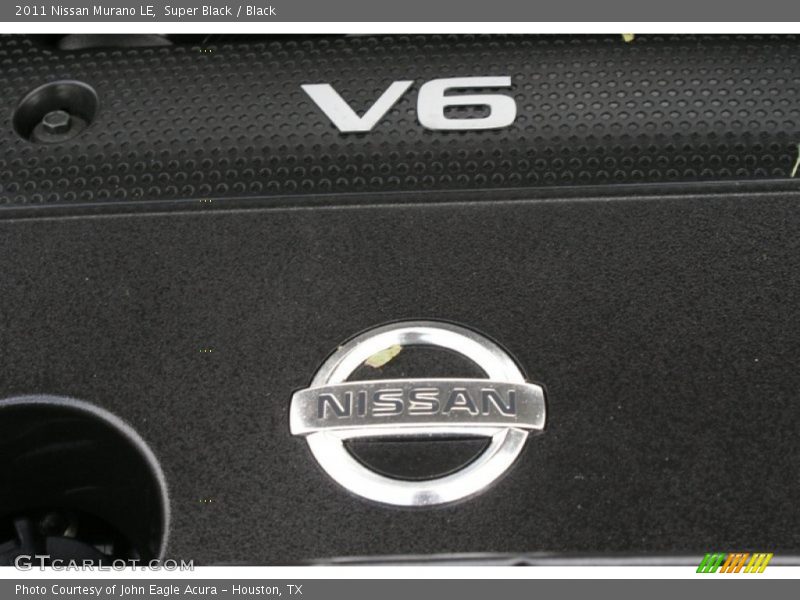 Super Black / Black 2011 Nissan Murano LE