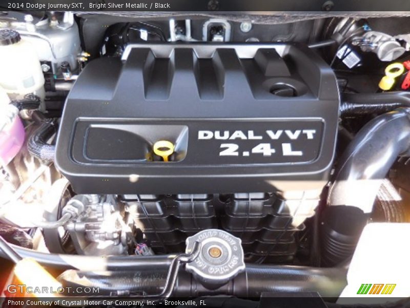 Bright Silver Metallic / Black 2014 Dodge Journey SXT