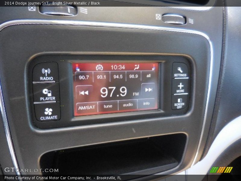 Bright Silver Metallic / Black 2014 Dodge Journey SXT