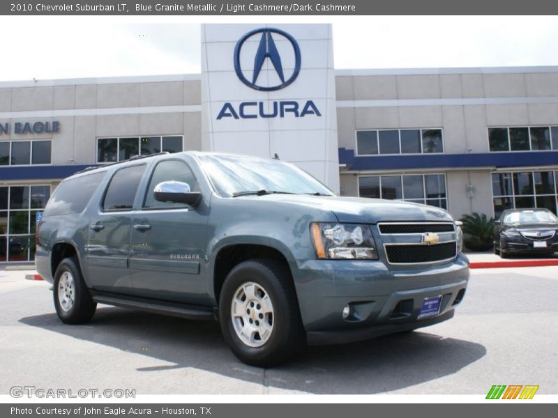 Blue Granite Metallic / Light Cashmere/Dark Cashmere 2010 Chevrolet Suburban LT