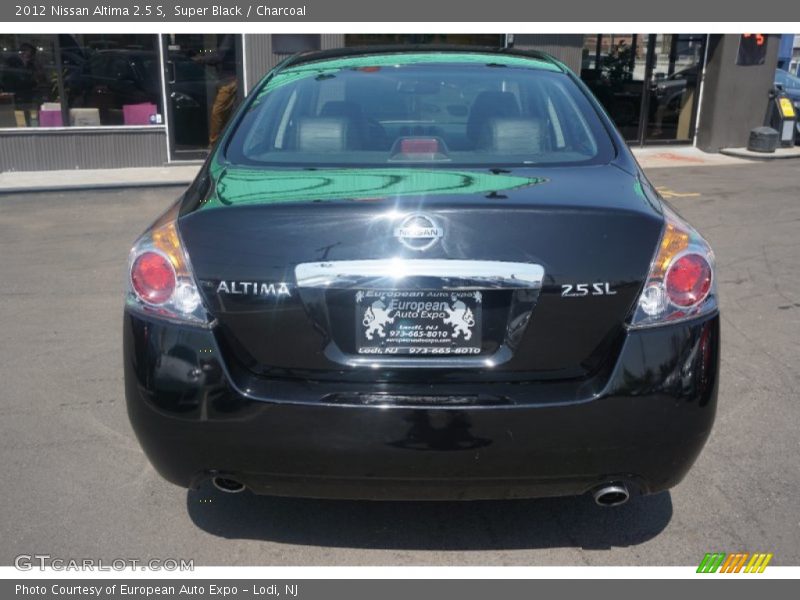 Super Black / Charcoal 2012 Nissan Altima 2.5 S