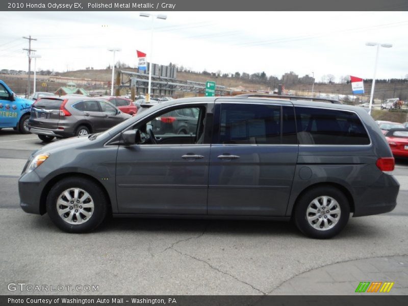 Polished Metal Metallic / Gray 2010 Honda Odyssey EX
