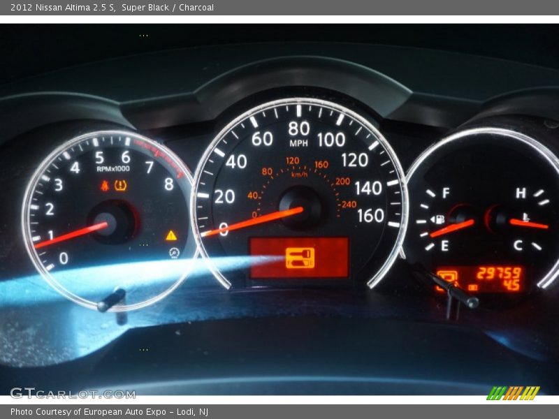 Super Black / Charcoal 2012 Nissan Altima 2.5 S