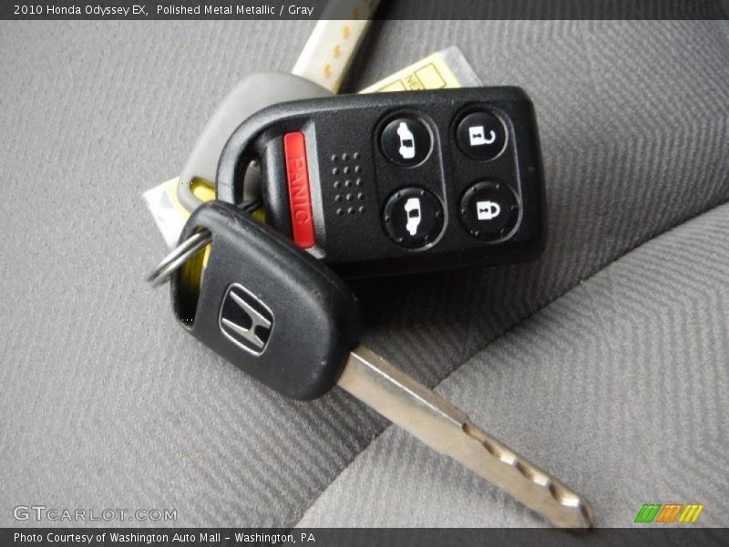 Polished Metal Metallic / Gray 2010 Honda Odyssey EX