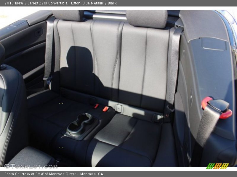 Estoril Blue Metallic / Black 2015 BMW 2 Series 228i Convertible