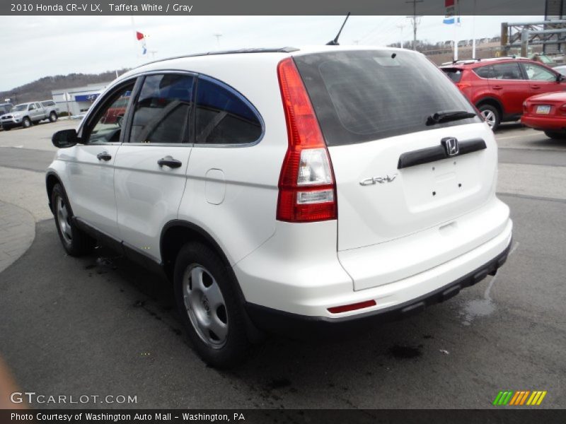 Taffeta White / Gray 2010 Honda CR-V LX