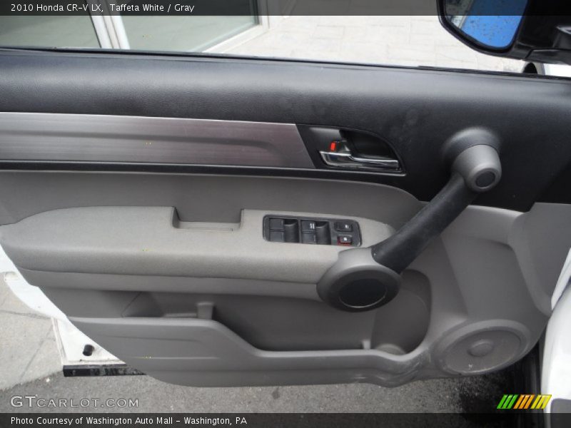 Taffeta White / Gray 2010 Honda CR-V LX