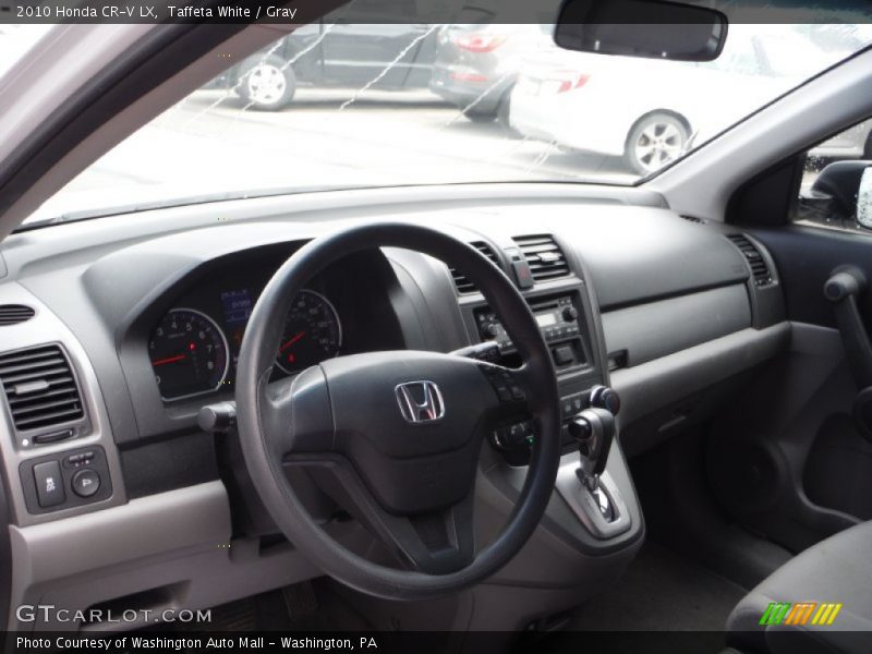 Taffeta White / Gray 2010 Honda CR-V LX