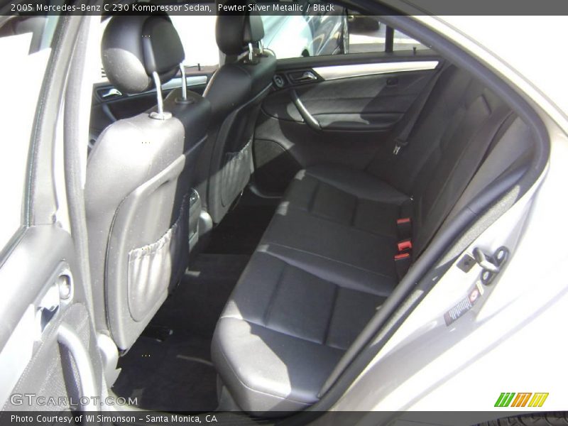 Pewter Silver Metallic / Black 2005 Mercedes-Benz C 230 Kompressor Sedan