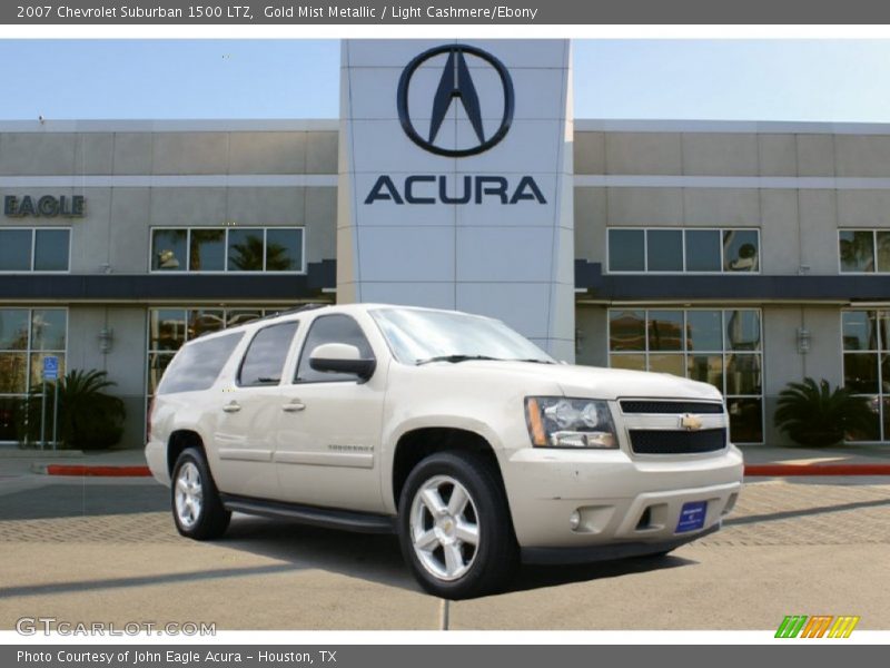 Gold Mist Metallic / Light Cashmere/Ebony 2007 Chevrolet Suburban 1500 LTZ