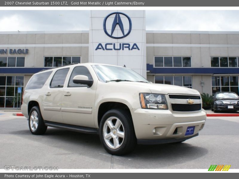 Gold Mist Metallic / Light Cashmere/Ebony 2007 Chevrolet Suburban 1500 LTZ