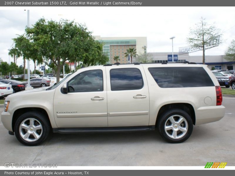 Gold Mist Metallic / Light Cashmere/Ebony 2007 Chevrolet Suburban 1500 LTZ
