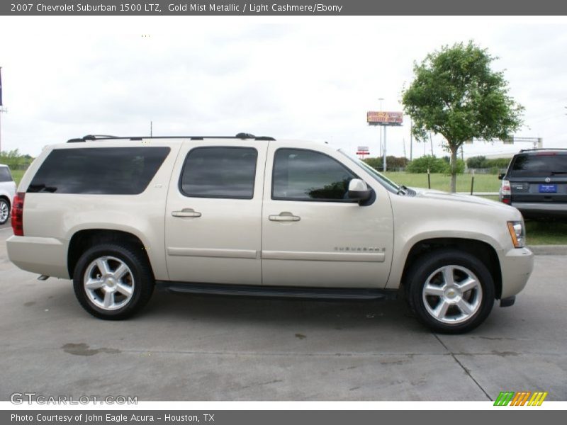 Gold Mist Metallic / Light Cashmere/Ebony 2007 Chevrolet Suburban 1500 LTZ